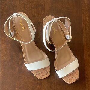 Pink Lily heeled sandals